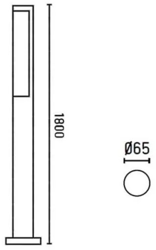 FARO 75524 - LED Vonkajšia lampa BERET-3 LED/16W/230V IP54