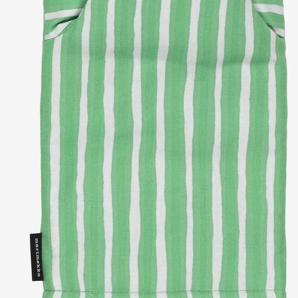 Marimekko Kuchynská sada Piccolo zelená biela chňapka a rukavice