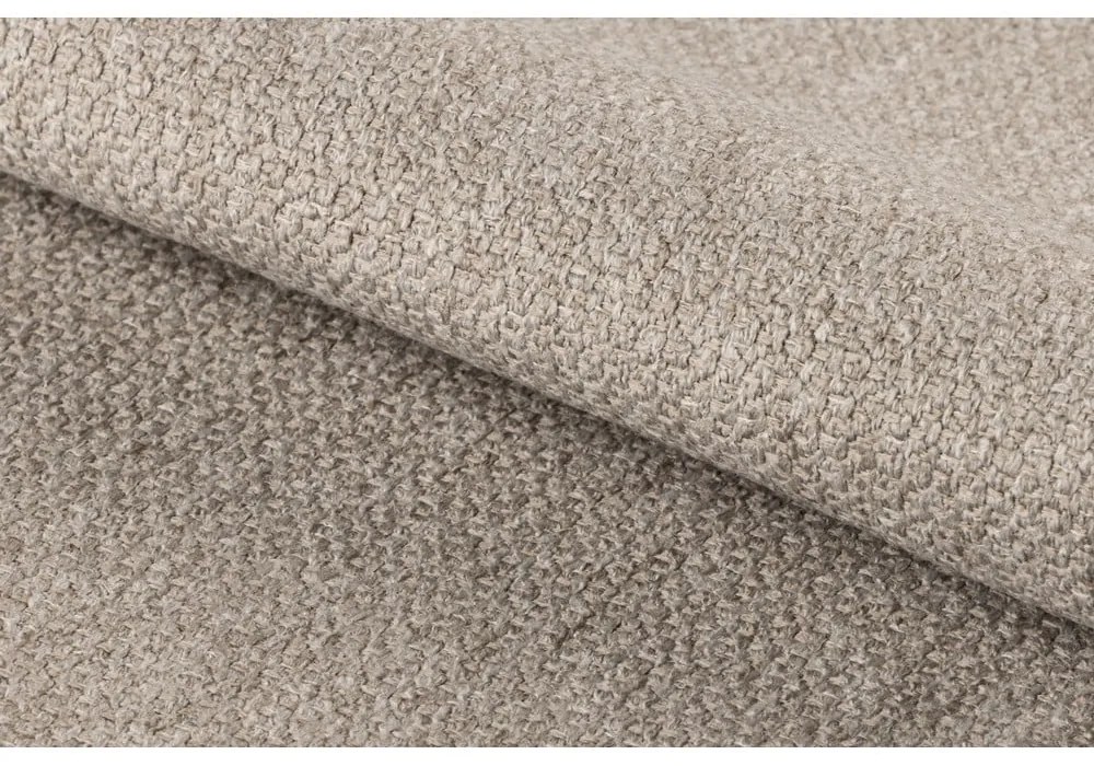 Béžové čalúnené jedálenské kreslo s podrúčkami Dora – Actona