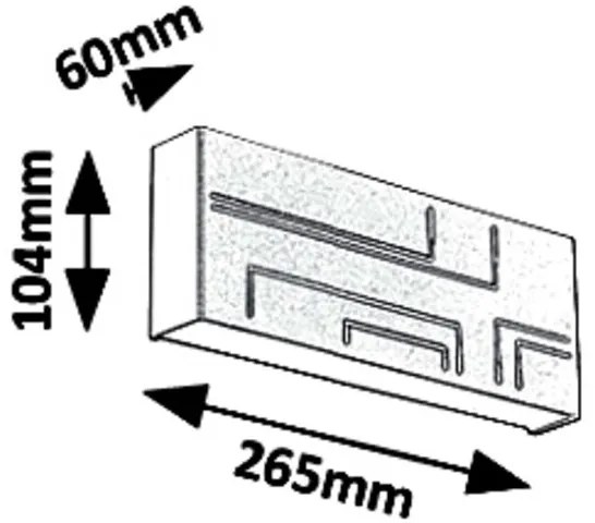 Rabalux 8873 - LED Vonkajšie nástenné svietidlo MARIBOR LED/12W/230V IP65