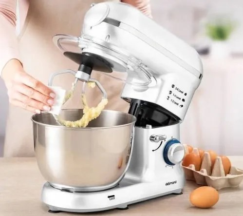 Kuchynský robot s kovovými prevodmi Delimano PRO SM-1519BM biely