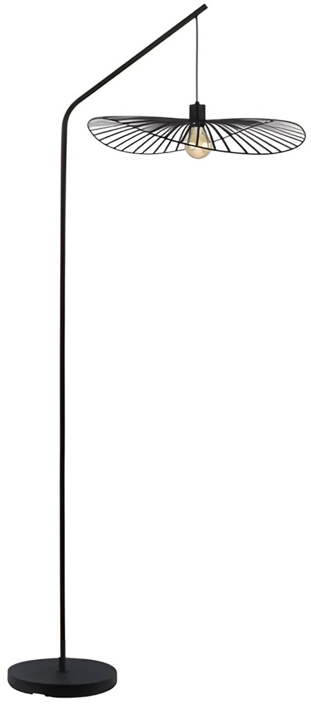 Toolight Toolight, stojaca lampa 183cm, 1xE27, APP1844-1F, čierna, OSW-07065