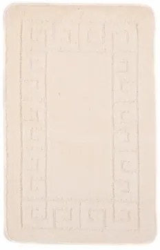 Kúpeľňový koberček MONO 1030 krémový 1613 1PC grécky