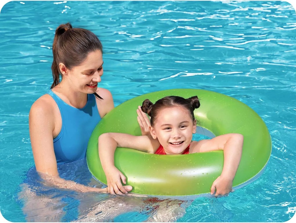 Plážový plávací kruh pre deti 76 cm Bestway 36024, oranžový