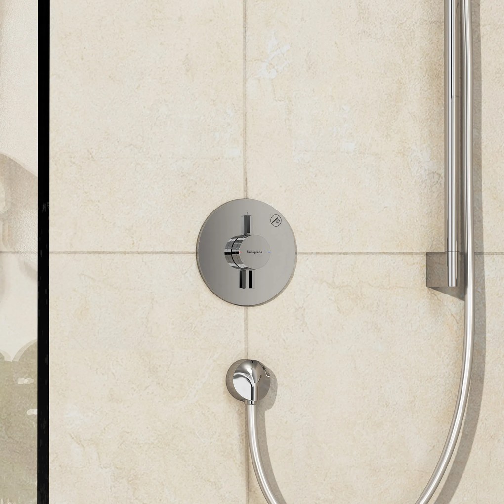 Hansgrohe DuoTurn S, batéria pod omietku pre 1 spotrebič, chrómová, HAN-75618000
