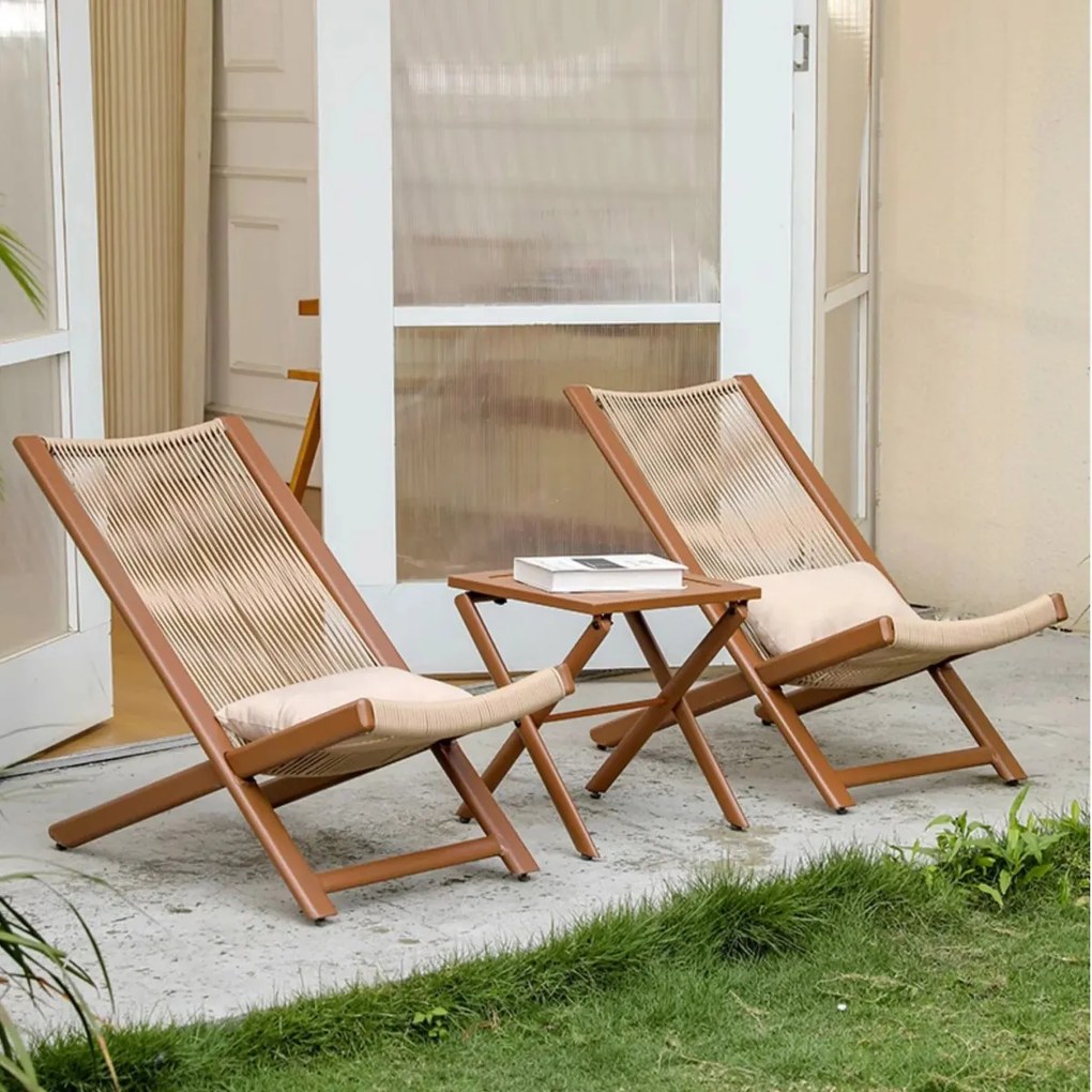 Záhradná zostava Relax toffi karamelovo hnedá