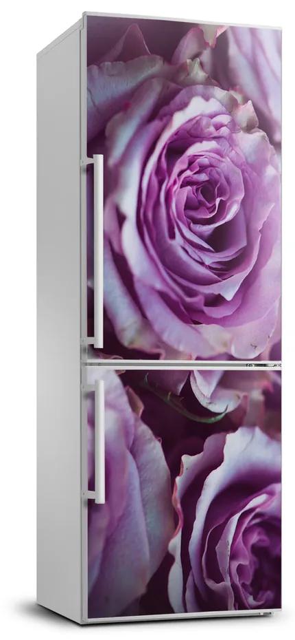 Nálepka fototapeta chladnička Fialové ruže FridgeStick-70x190-f-106010688