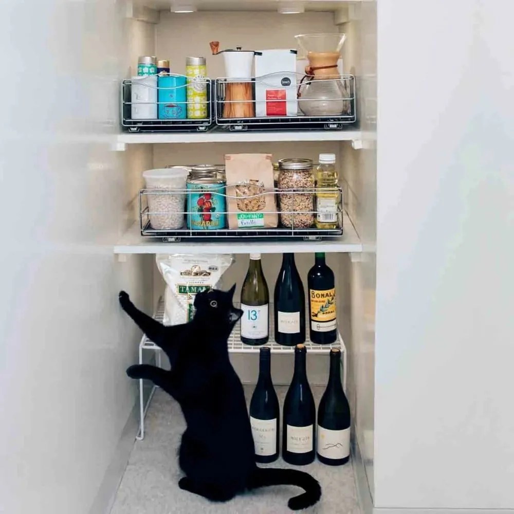 Oceľová prídavná polička – simplehuman