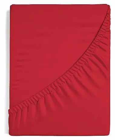 Napínacia plachta na posteľ - Red Jersey 100/220/25