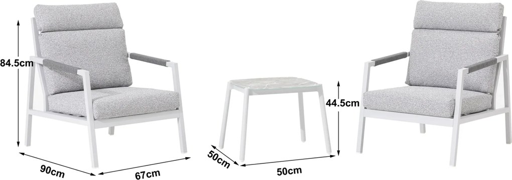 Doppler HARWEY – 3-dielna súprava na kávu