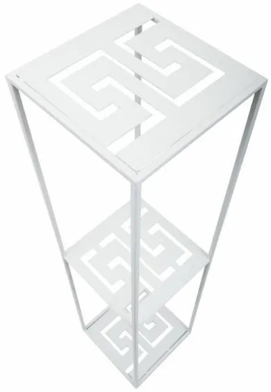 Stojan na kvety 100x24 cm biela