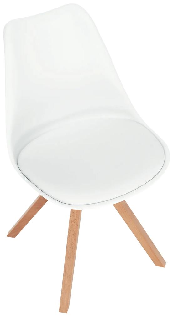 Kondela Štýlová otočná stolička, biela, ETOSA