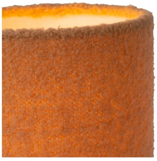 Lucide 10516/01/44 - Stolná lampa WOOLLY 1xE14/40W/230V oranžová