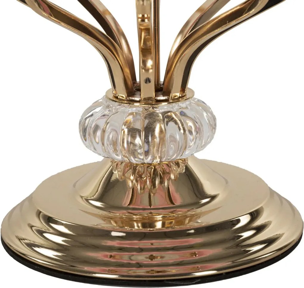 Stolná lampa Tarty 54 cm ružovo-zlatá