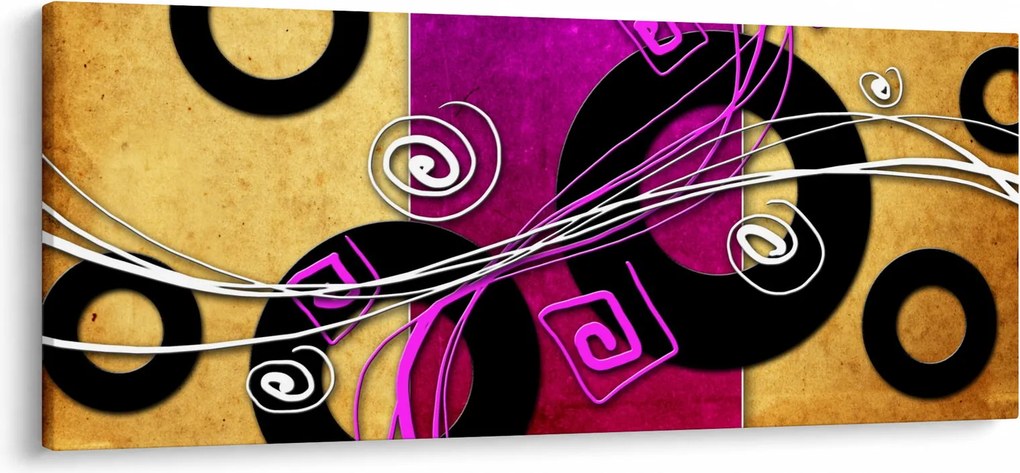Obraz abstrakcie (120x50 cm)