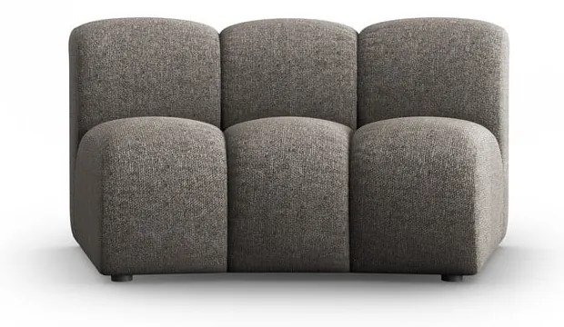 Tmavosivý modul pohovky (stredový diel) Lupine – Micadoni Home