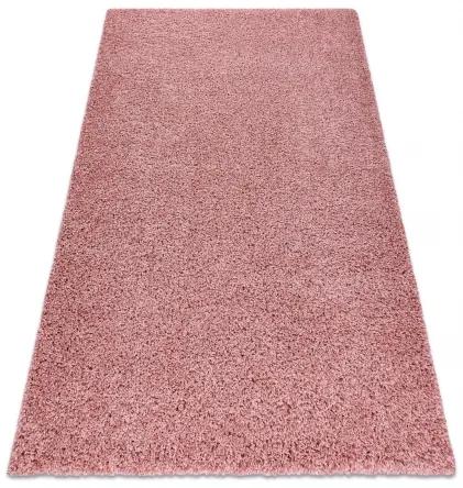 Koberec SOFFI shaggy 5cm svetlo ružová Veľkosť: 80x250 cm