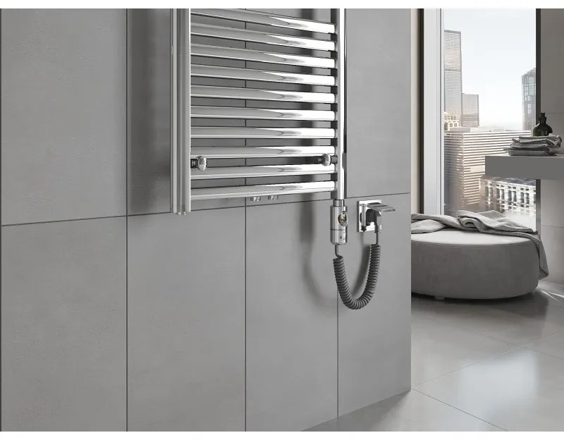 Mexen Hades, elektrické vykurovacie teleso 1800 x 600 mm, 900 W, chrómová, W104-1800-600-2900-01