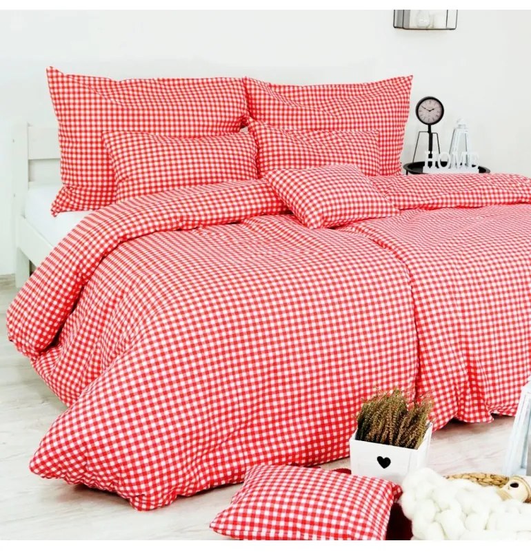 Obliečky Mníchov červené EMI, Vankúš 45x65