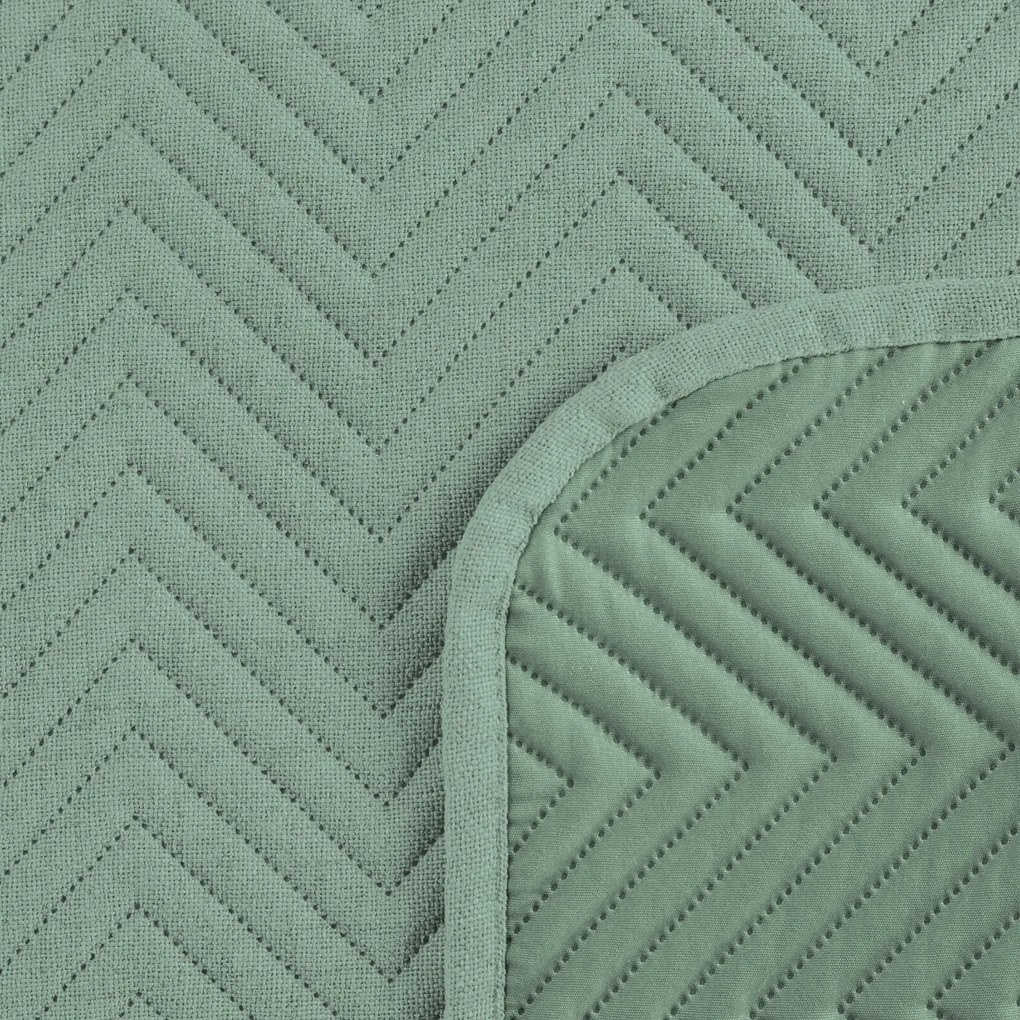 PREHOZ NA POSTEĽ LEN3 200X220 CM ZELENÝ