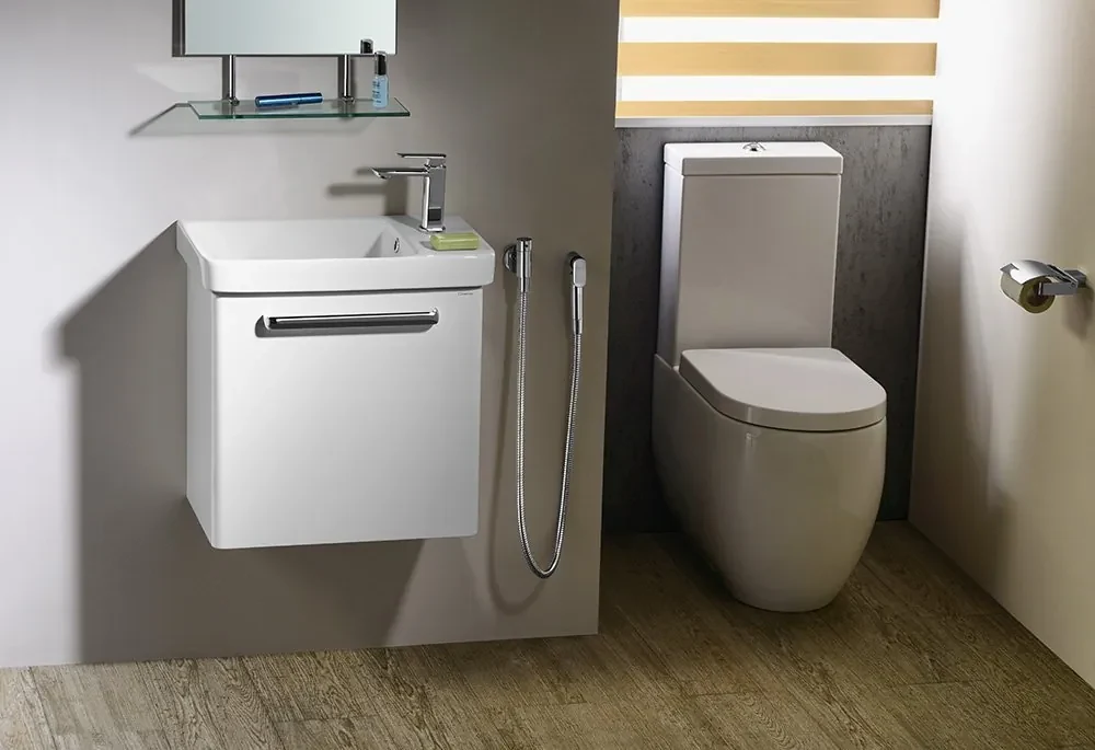 Kerasan Kerasan, FLO WC kombi, spodný/zadný odpad, biela, WCSET11-FLO