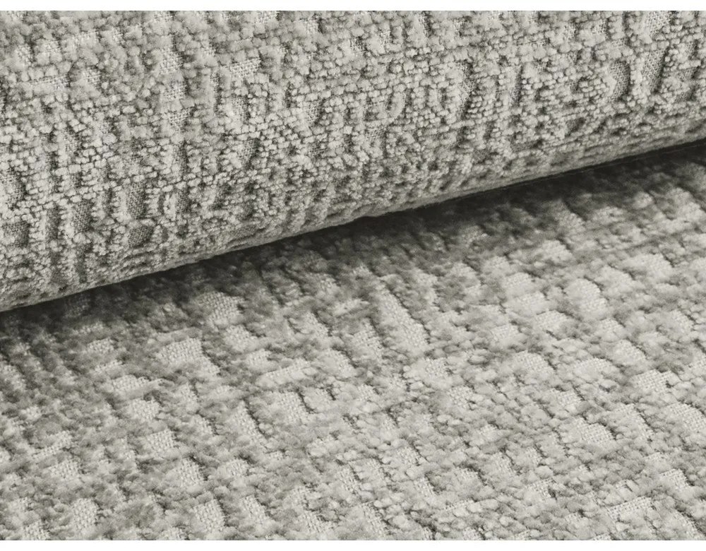 Svetlosivá rozkladacia/s úložným priestorom pohovka 238 cm Kalena – Makamii