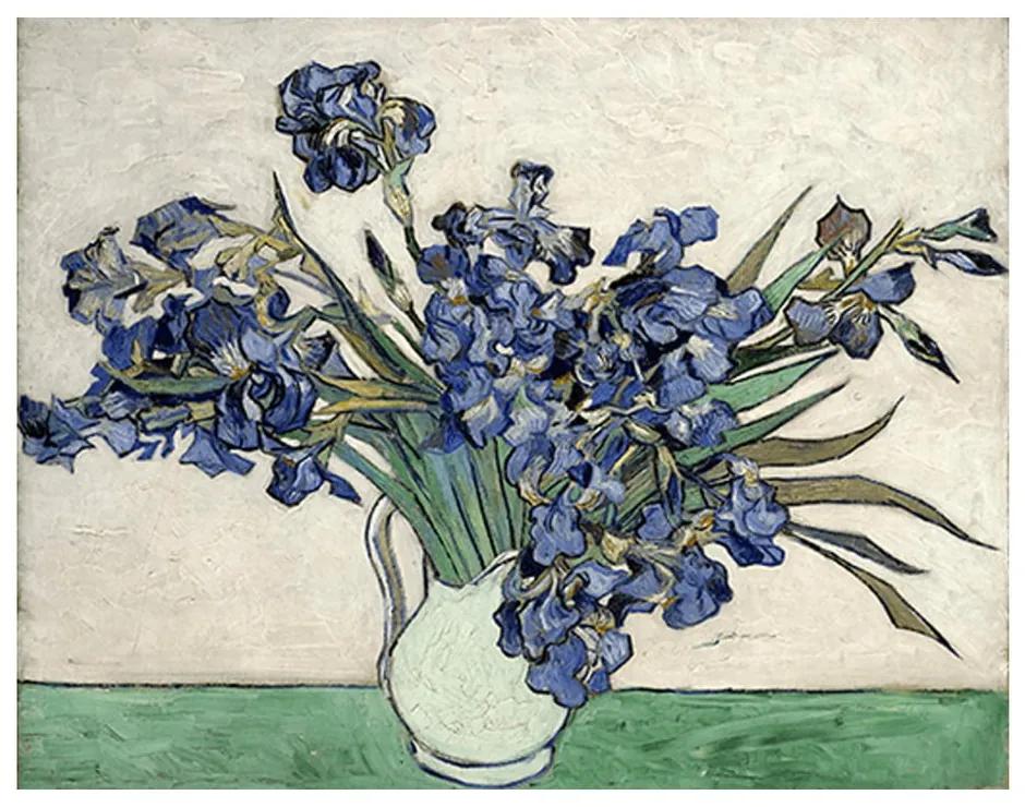 Reprodukcia obrazu Vincenta van Gogha - Irises 2, 40 × 26 cm