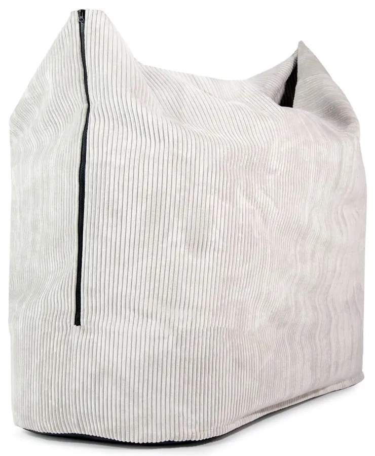 Tmavohnedý menčestrový detský sedací vak Cocoon 120 – SLOWDOWN