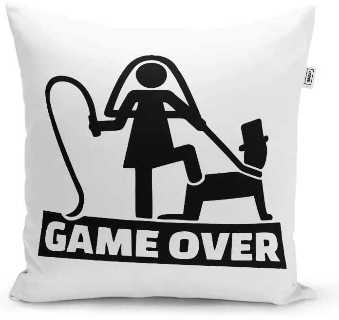 Sablio Vankúš Game over: 40x40 cm