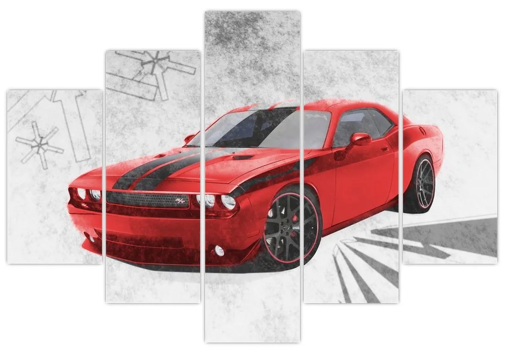 Dodge Challenger - obraz autá