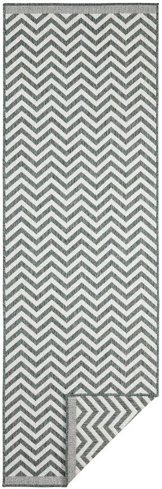 NORTHRUGS - Hanse Home koberce Kusový koberec Twin Supreme 103436 Green creme – na von aj na doma - 120x170 cm