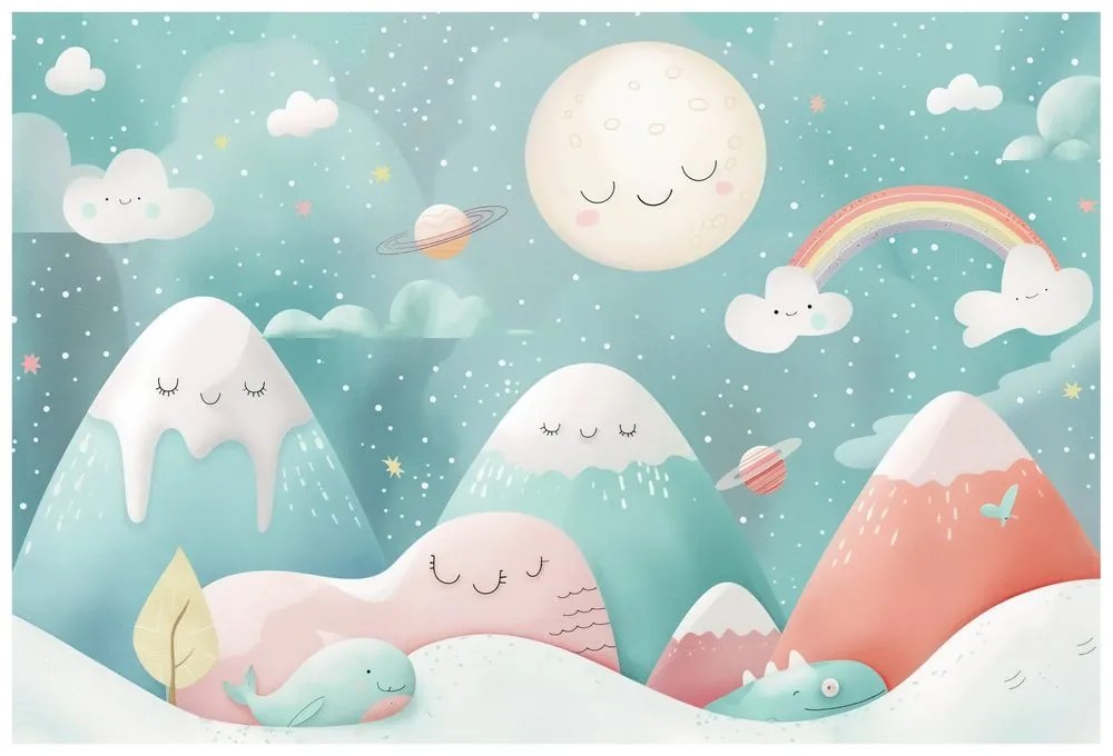 Tapeta pre deti ospalá krajinka