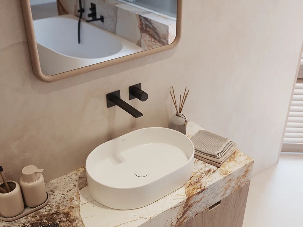 Laveo Tores, umývadlová batéria pod omietku, čierna matná, LAV-BVT_722P