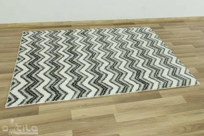 Koberec Onyx 5172 Cik cak bielý
