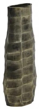 Dekoračná kovová váza MUKA antique bronze, výška 33 cm