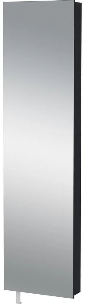 Antracitová predsieňová skrinka 50x195x18 cm Rotary – Germania