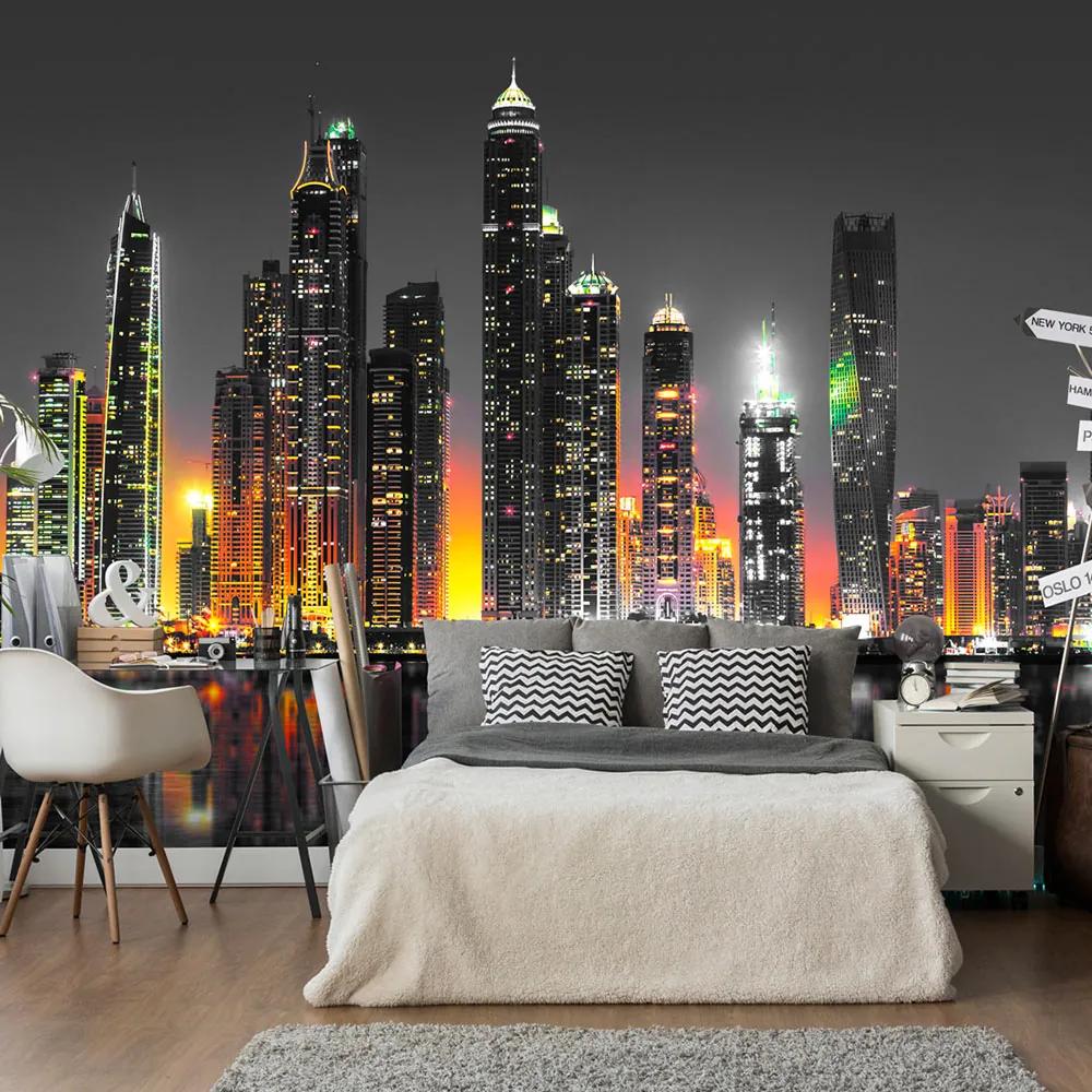 Artgeist Fototapeta - Desert City (Dubai) Veľkosť: 100x70, Verzia: Premium