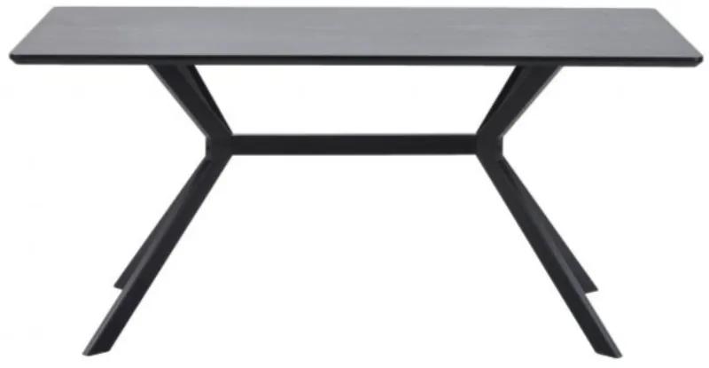 Bruno jedálenský stôl obdĺžnikový čierny 200x90 cm
