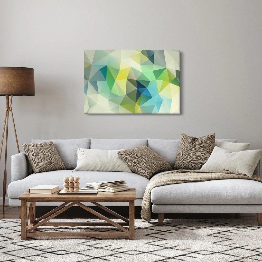 Obraz geometrické abstrakcie (90x60 cm)