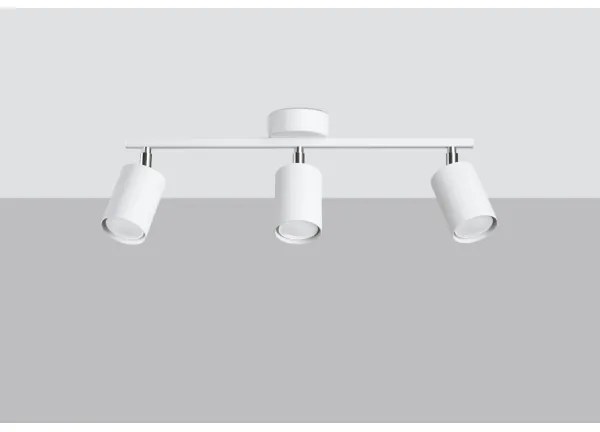 Sollux SL.1125 - Bodové svietidlo LEMMI 3xGU10/40W/230V biela