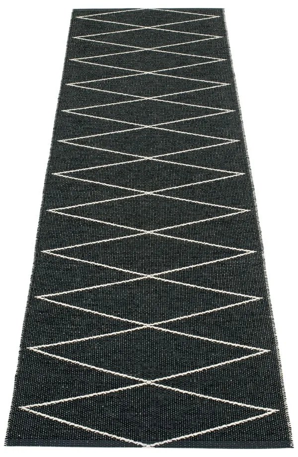 Čierny vnútorný a vonkajší behúň 70x240 cm Max Black – Pappelina