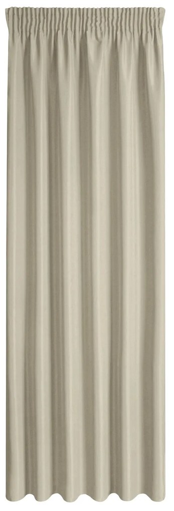 ZÁVES NA PÁSKE RITA 140X270 CM TMAVOBÉŽOVÁ