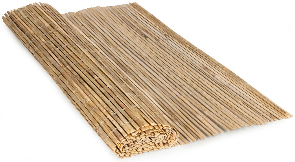MultiGarden Obojstranná bambusová rohož 150x500 cm na plot balkóna terasy prírodná MultiGarden