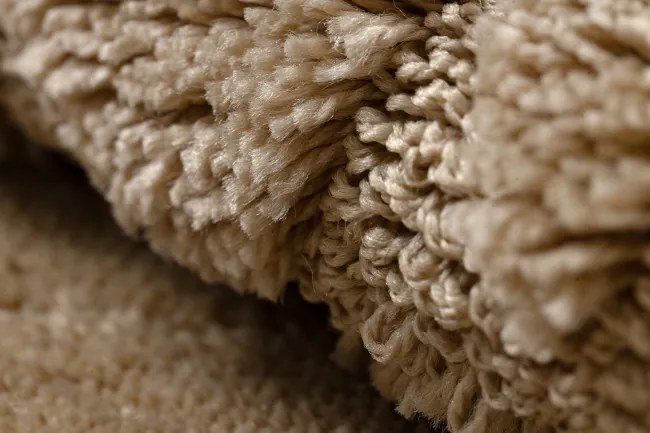 Kúpeľňový koberček SUPREME STONES kamienky, béžový kruh