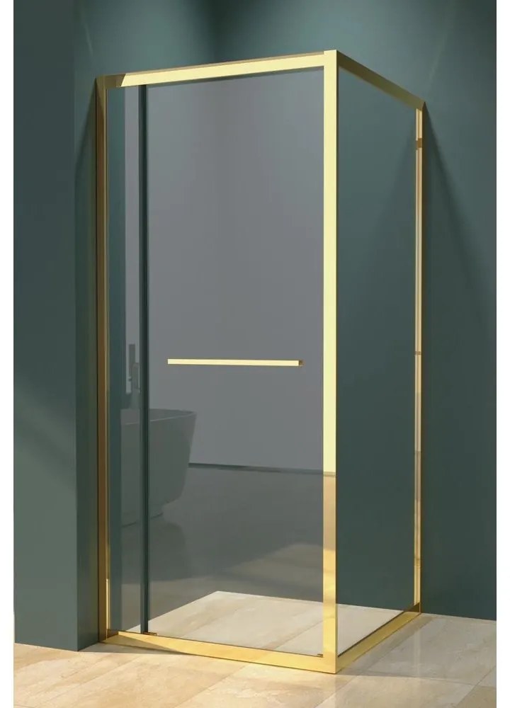 Firenze Sprchový kút Gold 6mm 80cm