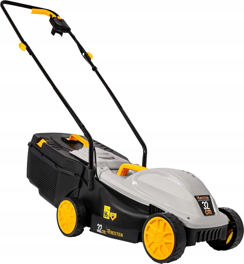 Elektrická Kosačka Na Trávu S Reguláciou 35 L, Ľahká, Silná, Veľký Kôš Besten