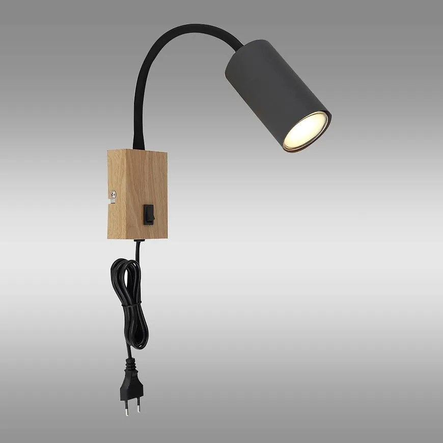Nástenná lampa 57911WG grafit K