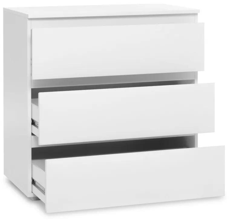 IDEA nábytok Komoda 3 zásuvky IMAGE 5 biela