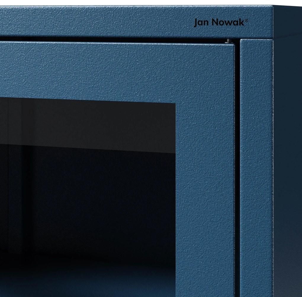 Vitrína LUIGI, 500 x 1800 x 350 mm, Modern: farba granátová