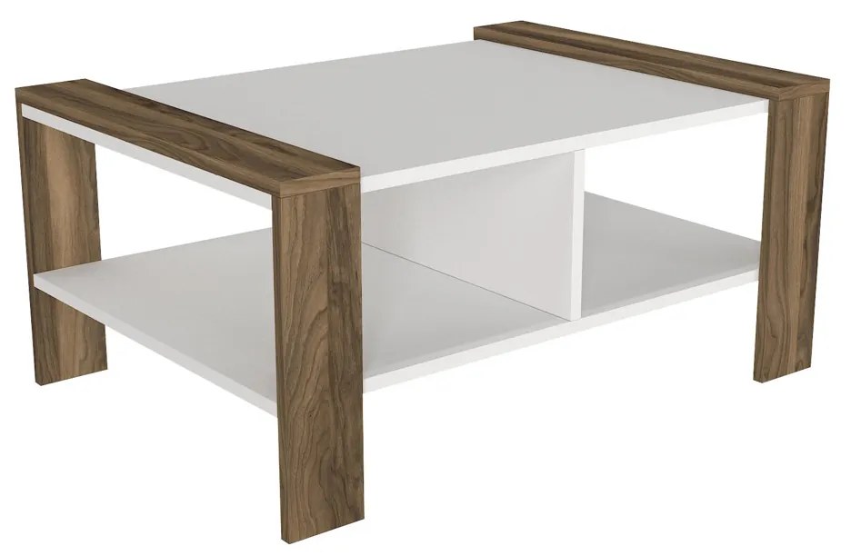 Konferenčný stolík Erica White Walnut